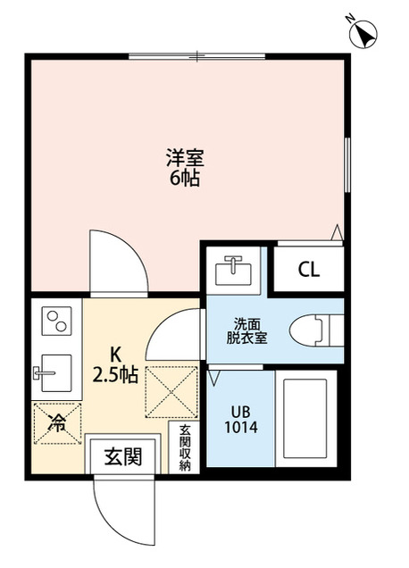 横浜市金沢区富岡東のアパートの間取り