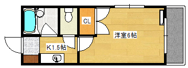 エステート古江新町の間取り