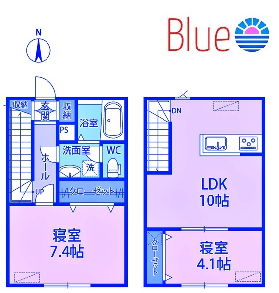 【横浜市瀬谷区本郷のアパートの間取り】