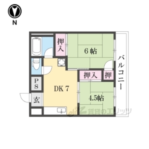 新栄マンションの間取り