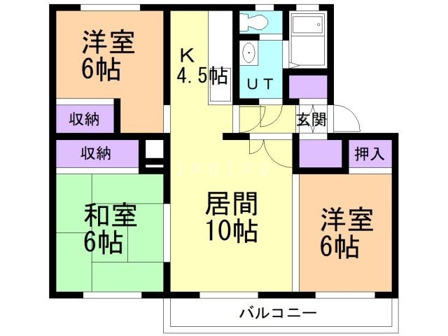 テレパレス春光２号館の間取り