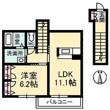 シャーメゾンヴイラの間取り