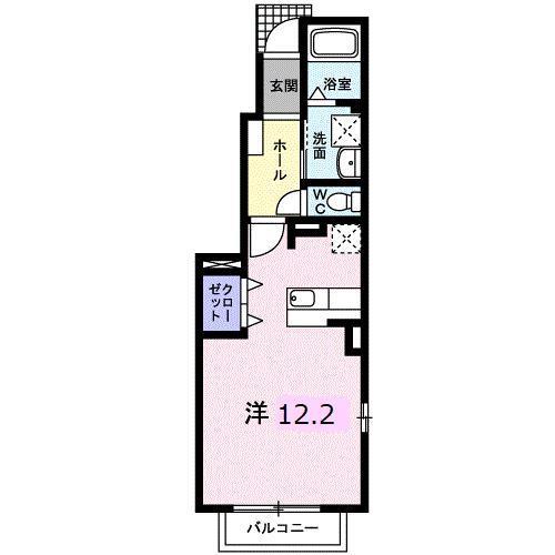 ［大東建託］コンフォルターブル・アヴァンセの間取り