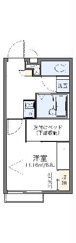 レオパレスさくらの間取り