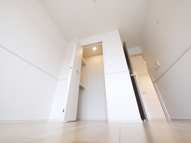 収納　たっぷりとした収納スペースです