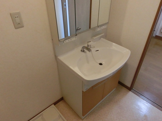 洗面設備　他のお部屋の写真になります。