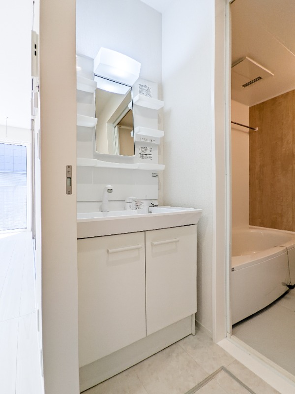 洗面設備　図面と現状に相違がある場合には現状を優先