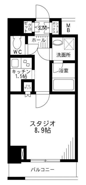 レジディア九段下の間取り