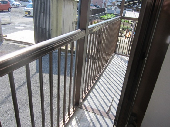 バルコニー　※他の号室の写真です。