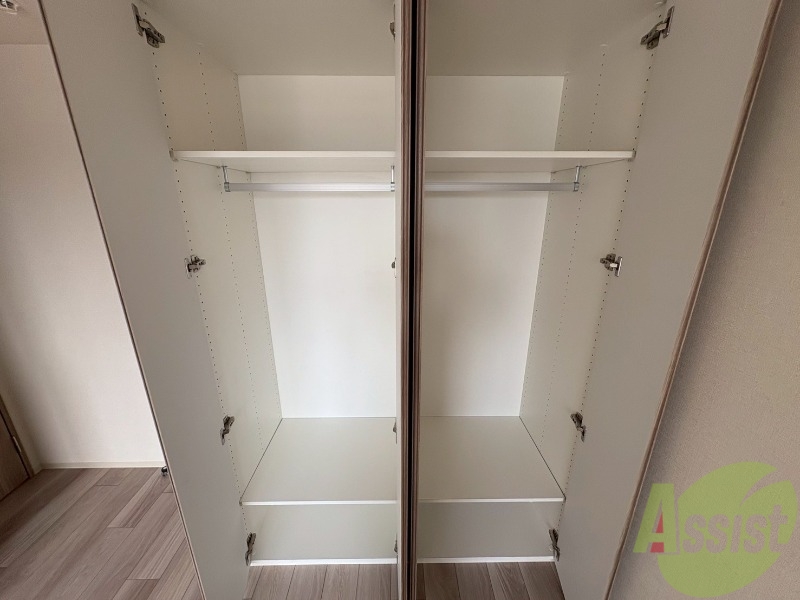 収納　クローゼットがありました。お洋服や荷物はここへ