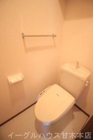 トイレ　お尻に優しいウォシュレット。