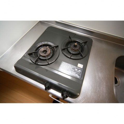 キッチン　ガスコンロ2口