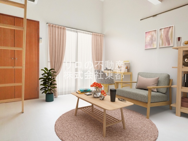 居室・リビング　こちらの家具はＣＧです。家具付きではございません。