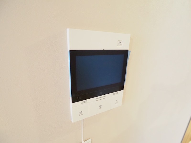 セキュリティ　モニタ付きインターホンで安心安全