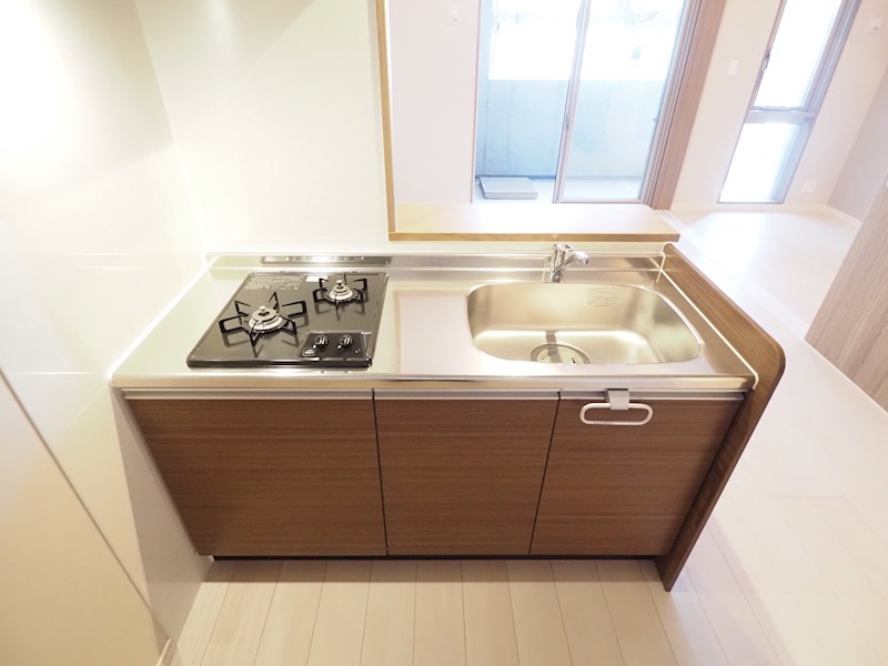 キッチン　お洒落なシステムキッチンです