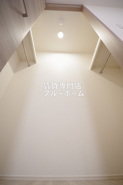 収納　大容量のウォークインクローゼットです！