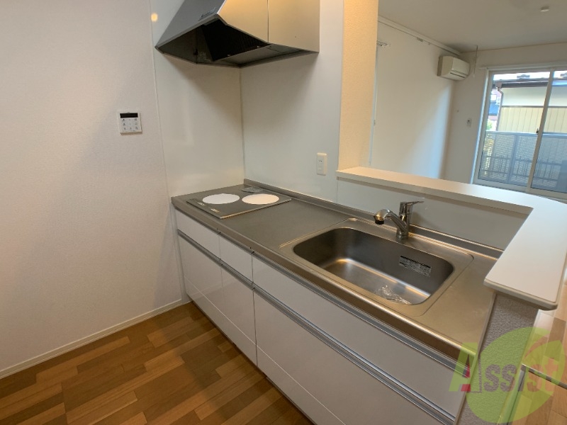 キッチン　キッチンは料理をする場所もしっかりあっていいですね～