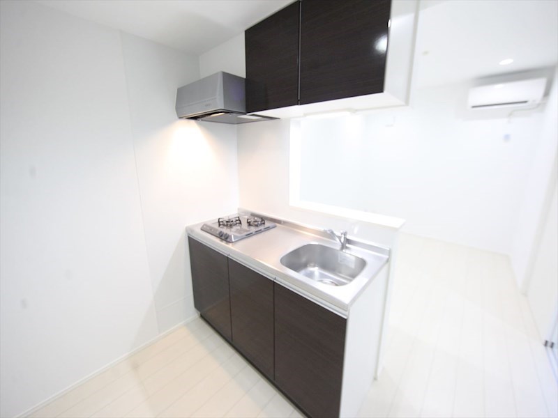 キッチン　システムキッチン（ガス2口コンロ付）カウンターキッチン