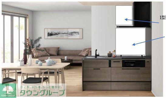 キッチン　※イメージパース