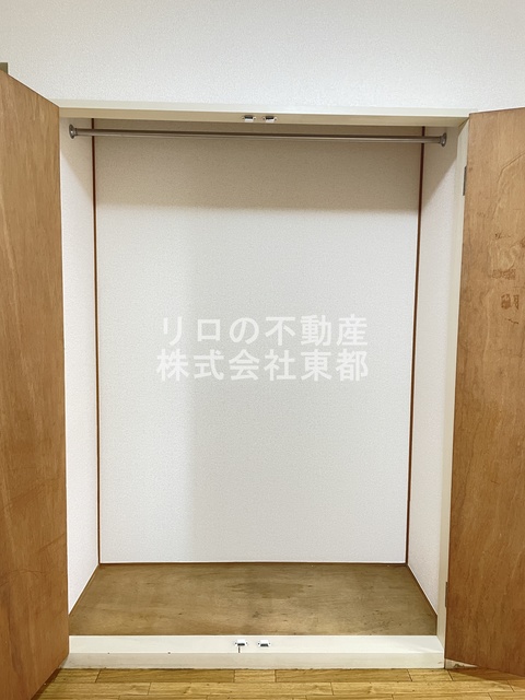 収納　奥行のある収納付です！増えがちな荷物をもスッキリ収納できます