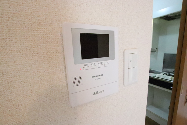 セキュリティ　来訪者の顔がわかるので安心ですね