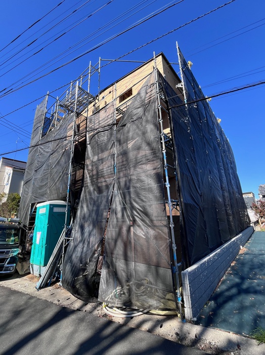 建物外観　建築中