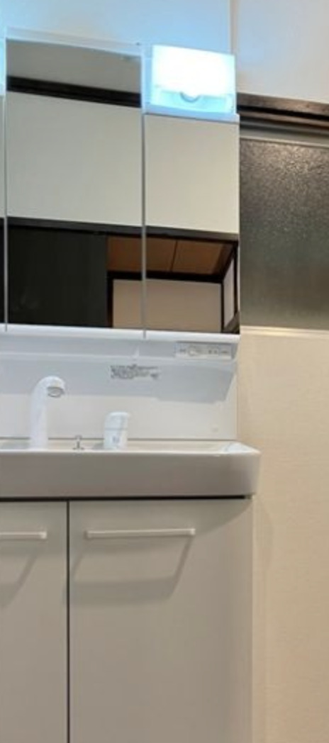 洗面設備　独立洗面化粧台付き