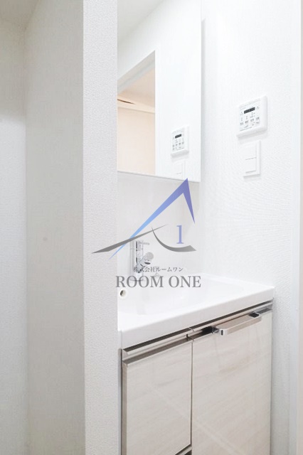 洗面設備　洗面台です。