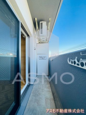 バルコニー　同マンション別部屋　参考写真