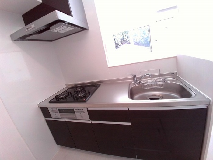 キッチン　ガス3口システムキッチン♪