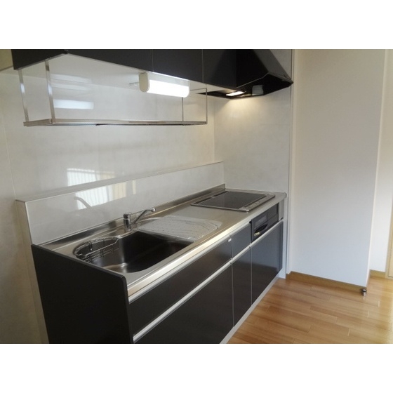 キッチン　ＩＨ３口コンロのシステムキッチン