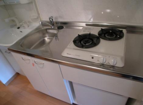 キッチン　エステムコート難波サウスプレイス　ガス2口コンロシステムキッ