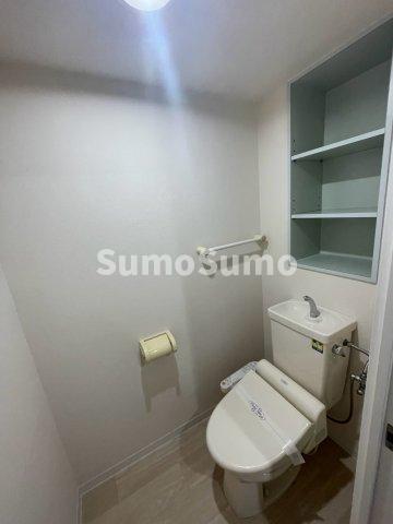 トイレ　ゆったりとした空間のトイレです