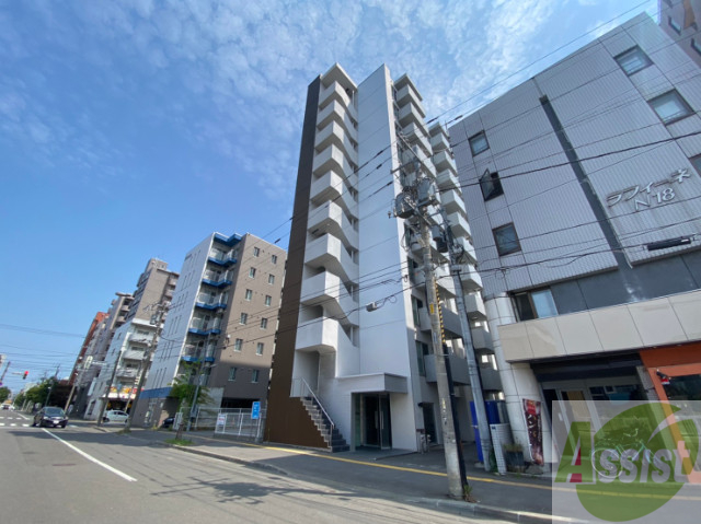 建物外観　札幌市北区北１８条西「プライマル札幌北１８条」