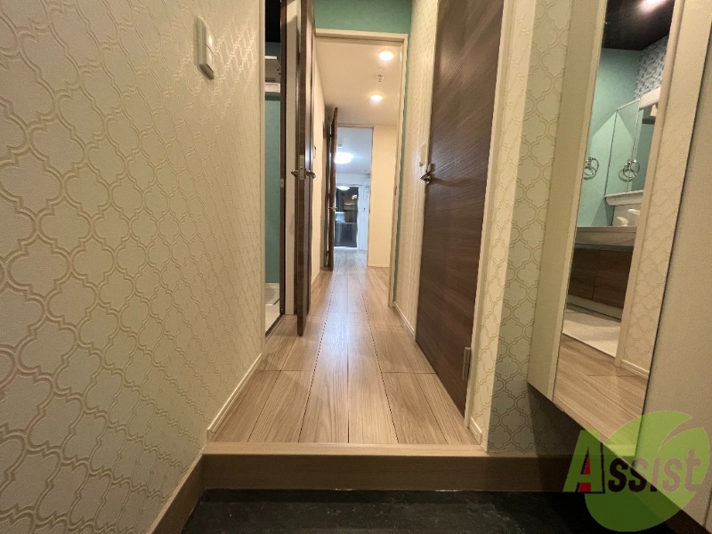 玄関　玄関から撮影しました。奥がお部屋になります。