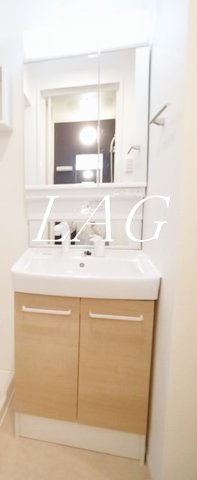 洗面設備　洗面台です。