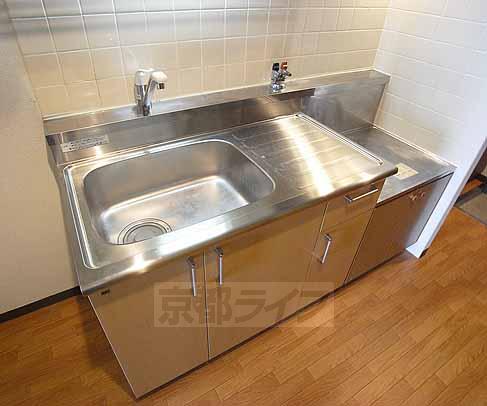 キッチン　広くお料理し易いキッチン