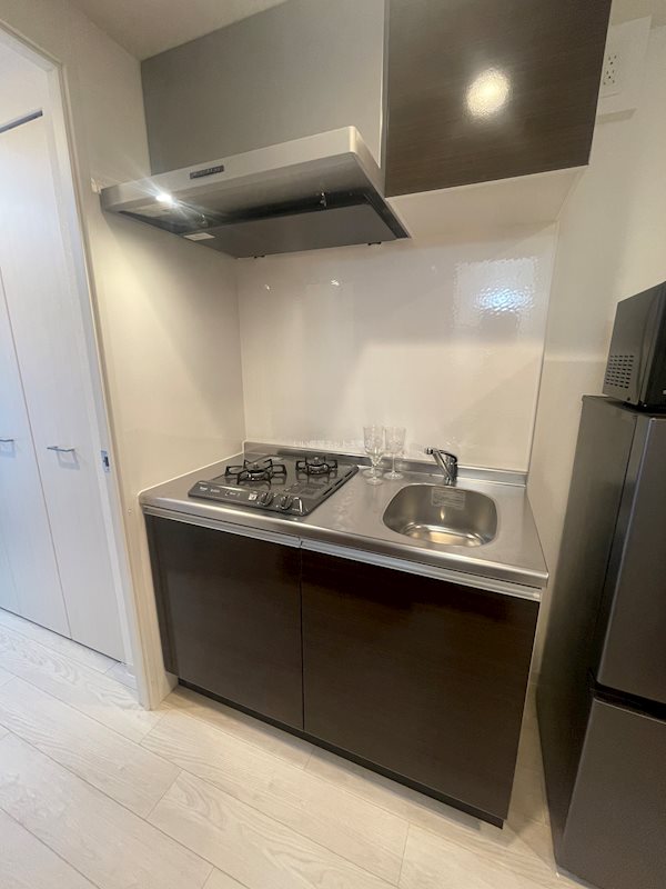 キッチン　家具家電はモデルルームのものになります