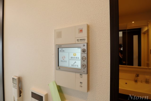 セキュリティ　モニター付きインターホンです