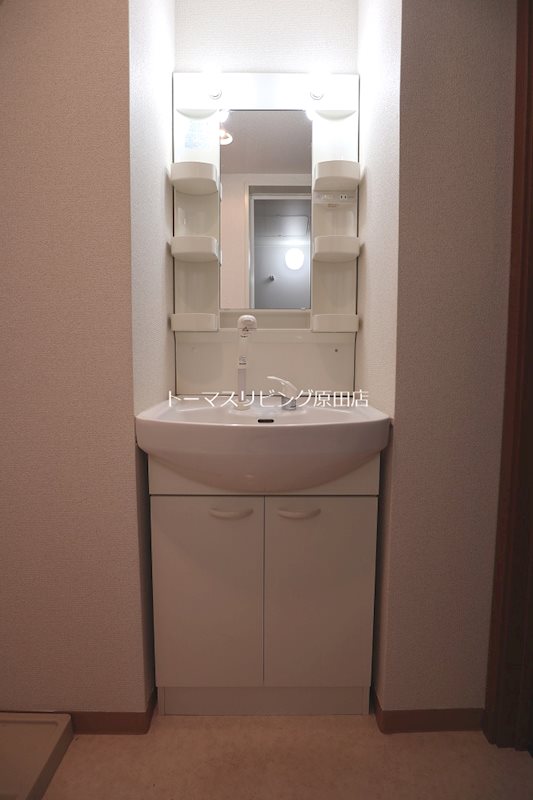 洗面設備　201号室写真