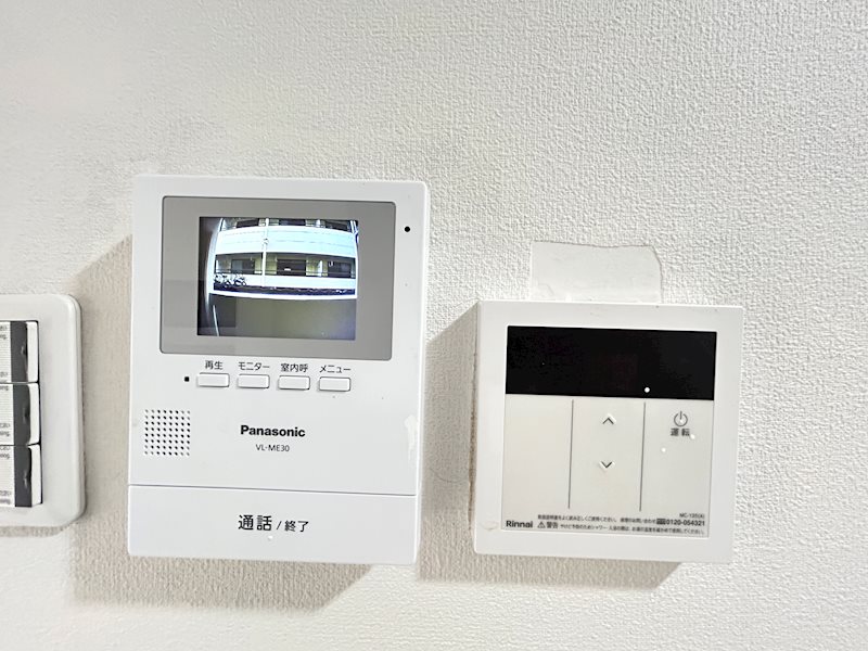 セキュリティ　※写真は105号室です。