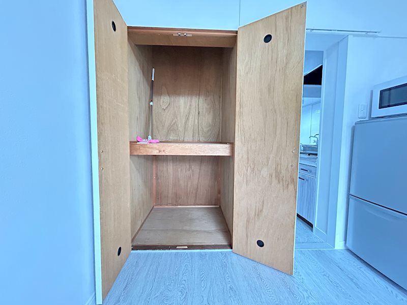 収納　※写真は105号室です。