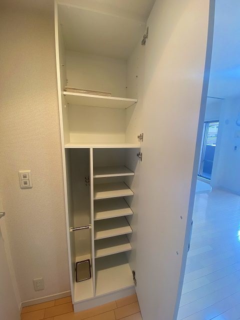 収納　大容量のウォークインクローゼット