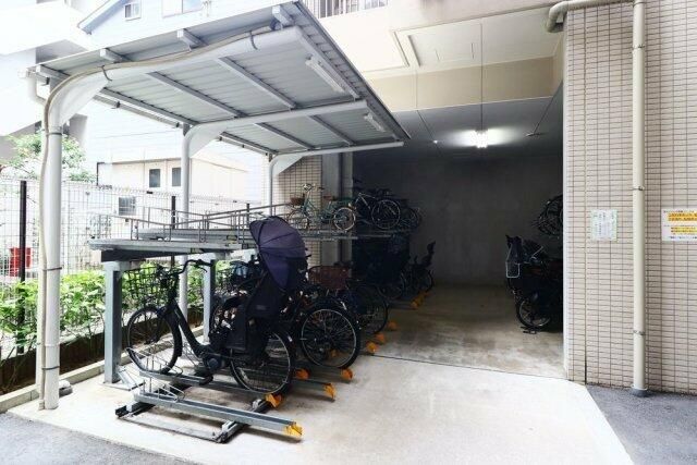 駐車場　駐輪場です。