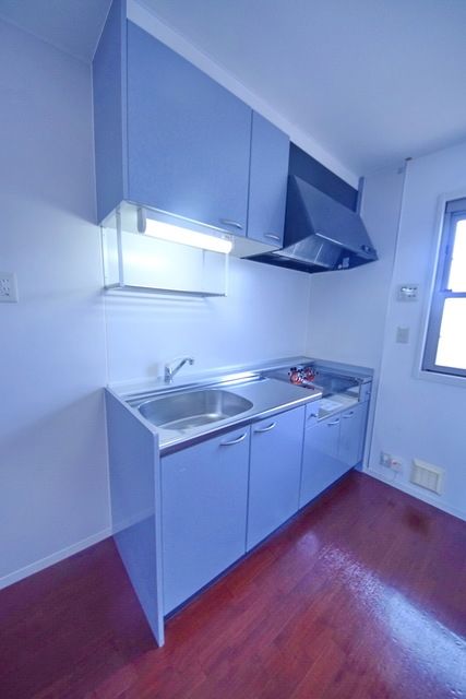 キッチン　ガスコンロ設置可♪