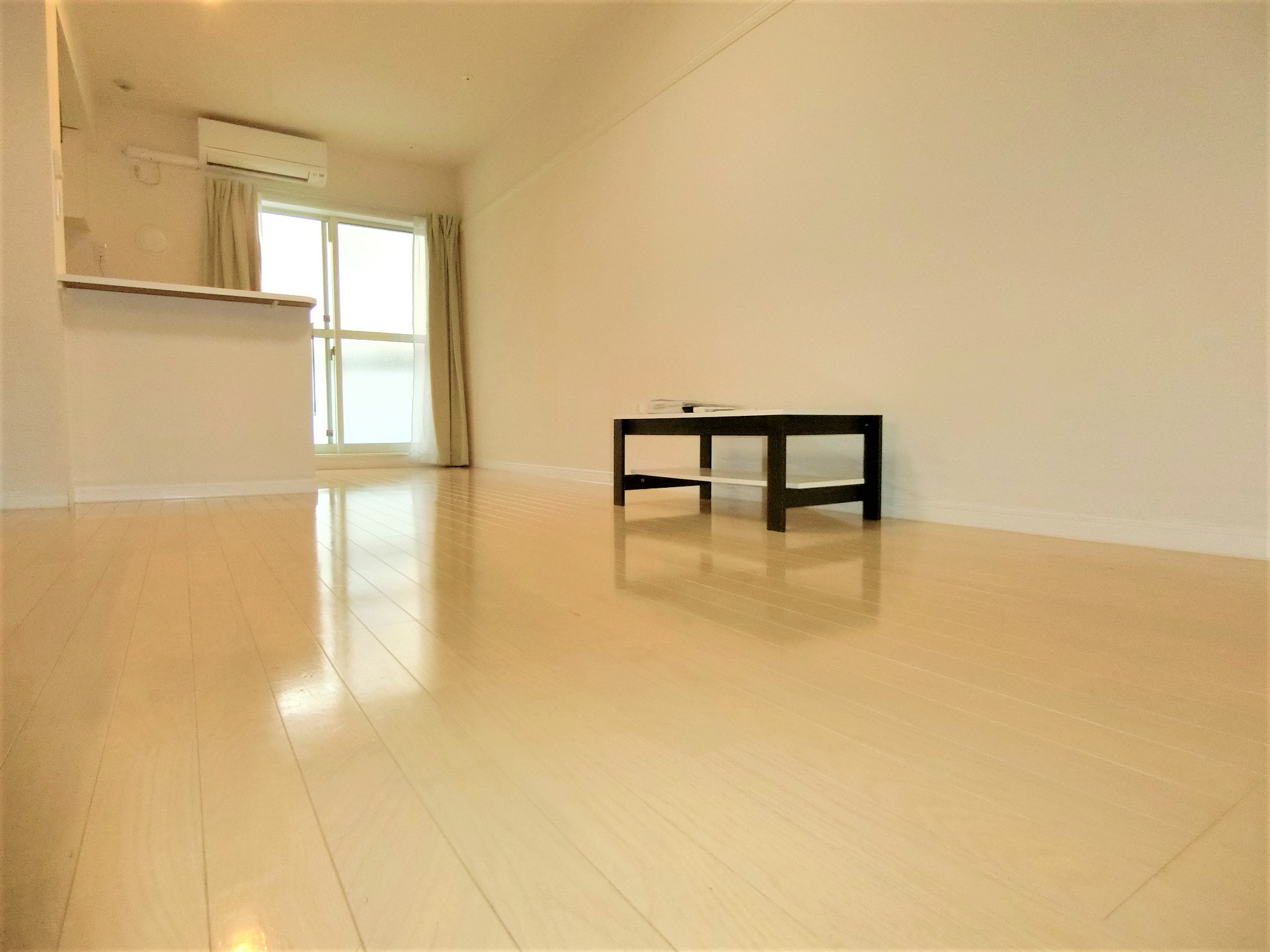 居室・リビング　カウンターキッチン・ローテーブル・照明を完備です☆