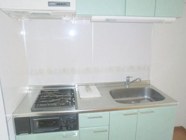 キッチン　★お料理らくらくシステムキッチン２口です★