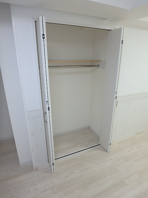 収納　クローゼットも十分サイズ。