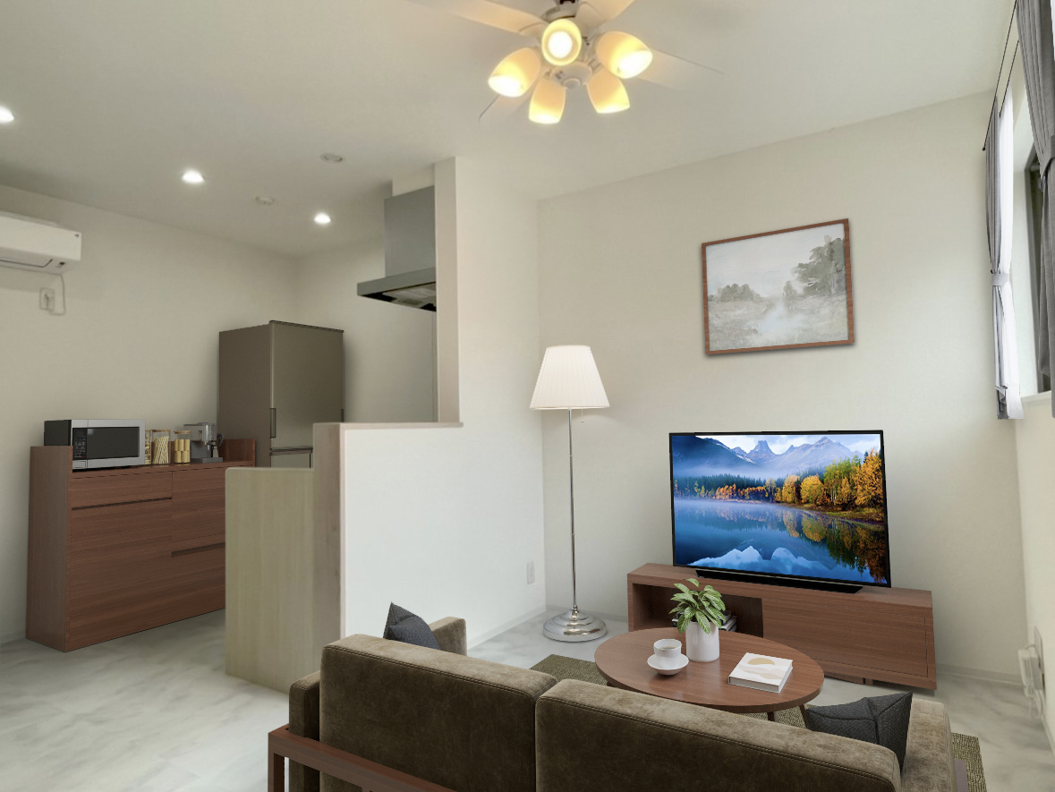 居室・リビング　家具はイメージです(ステージング)