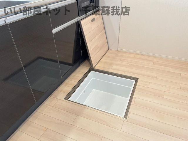 収納　たっぷりとした収納スペースです